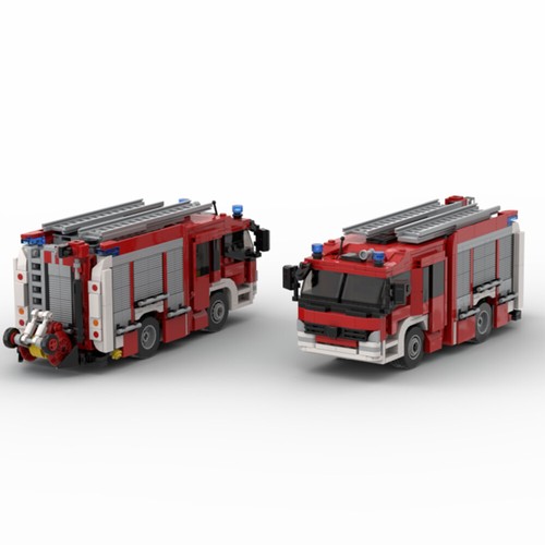 1019 pcs camion dei pompieri - camion,