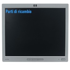 HP L1706 SCHERMO MONITOR LCD DISPLAY 17" 4:3 5:4 QUADRATO DVR CASSA PC VGA