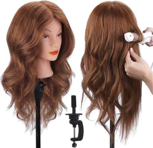100 veri capelli testina - 18",