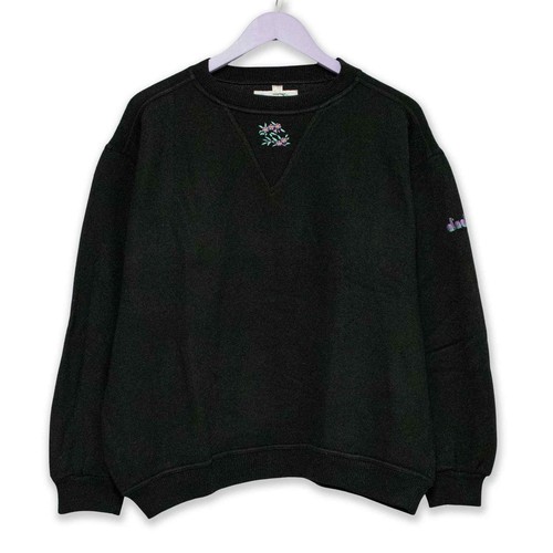 Felpa diadora vintage nera - vintage,