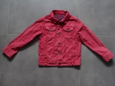 Veste en jeans rouge OKAIDI Quai 2 Seine PARIS Taille 6 ans / 114 cm