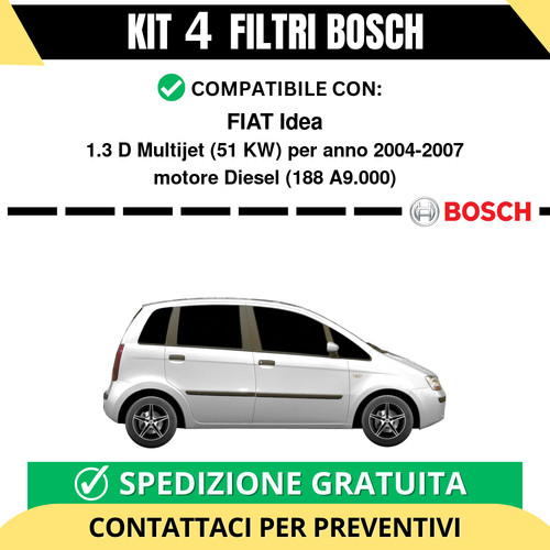 Kit bosch filtri tagliando - bosch,