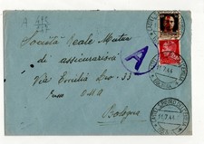 Regno, RSI , 11.7.44 , bicolore da Castel S.Pietro Emilia , censura , arrivo.