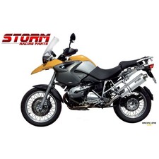 TERMINALE DI SCARICO STORM IN ACCIAIO OMOLOAGTO PER BMW R 1200 GS 04-07
