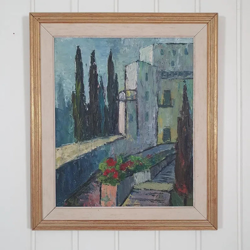 Gerhard larsson quadro - quadro, olio
