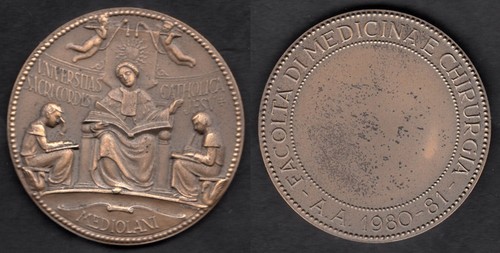Medaglia facolta medicina e - medaglia,