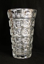 Grande vaso in cristallo di Boemia h 30 cm  Vintage