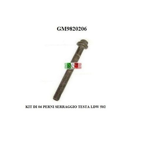 Perno serraggio testa - perno, di