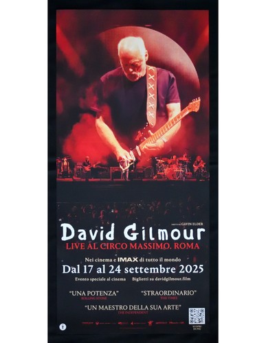 Locandina david gilmour live - locandina,