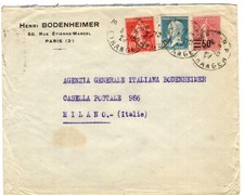 FRANCIA - STORIA POSTALE  1927