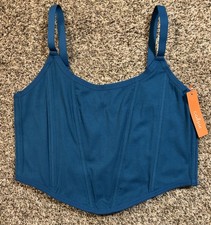 Colsie Blue Casual Corset