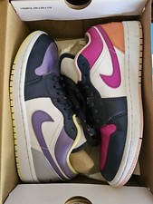 Air Jordan 1 Low SE 'Mismatched - Purple Magenta' USATE (indossate una volta)