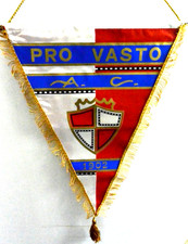 GAGLIARDETTO CALCIO PRO VASTO A.C. 1902 PENNANT FOOTBALL WINPEL VINTAGE
