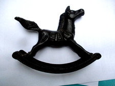 Cast Iron Brown Rocking Horse
