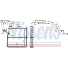 NISSENS Scambiatore di Calore