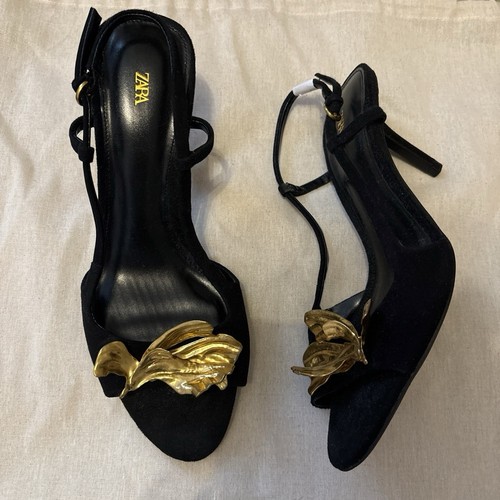 Zara tacco pelle nuovo - tacco,