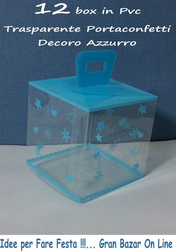 Scatolo box trasparente - box,