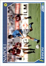 figurina card Score 1992  # 186 Napoli Francini
