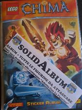 SET COMPLETO ALBUM + FIGURINE LEGO CHIMA 2014 - PANINI