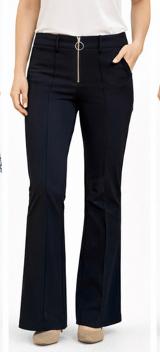 Pantalone paige nero vista - nero,