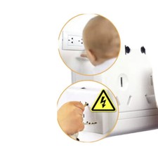 copri presa Protezione Per Presa Italiana 10-16 A  Conf Comprende 6 Pz +chiave