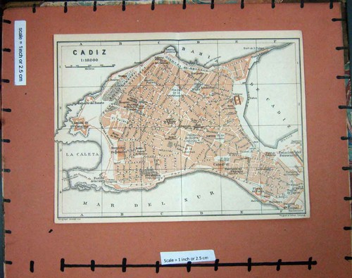 Vecchia stampa antica - stampa, mappa