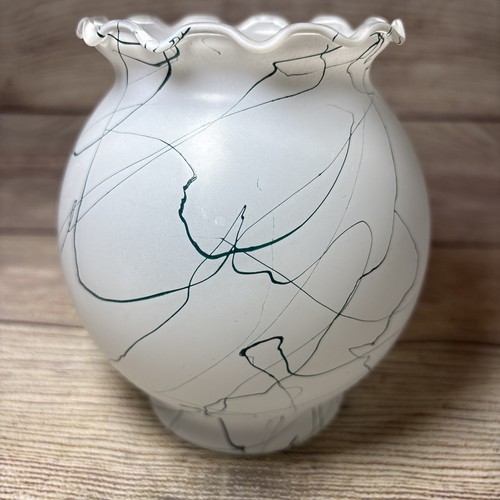 Vintage glass white frosted - glass,