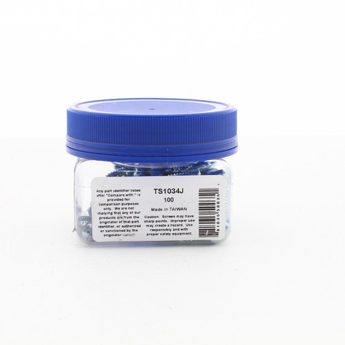 100 pezzi 4 viti - #10, 3/4"