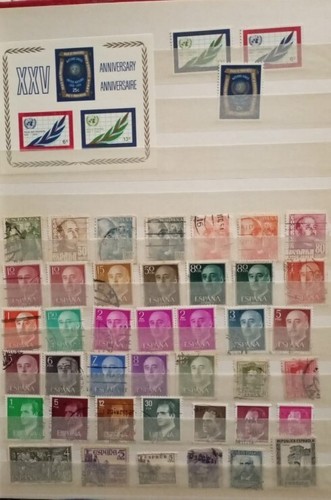 Lotto francobolli spagna - francobolli,
