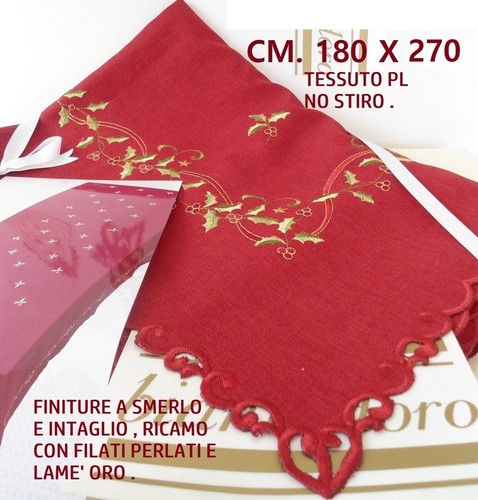 Tovaglia natale rossa - tovaglia,