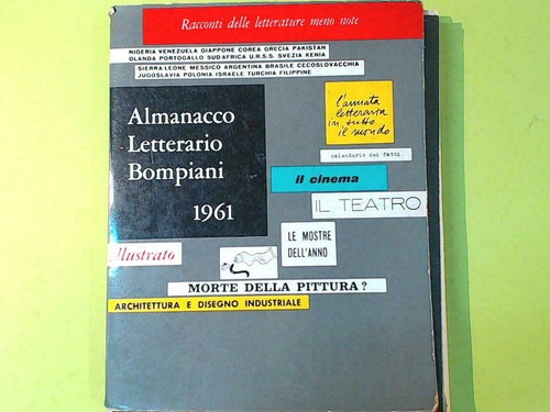 Almanacco letterario bompiani - almanacco,