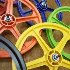 Skyway Tuff II Mag Old School ruote BMX 20 pollici coppia bruciatore anteriore e posteriore