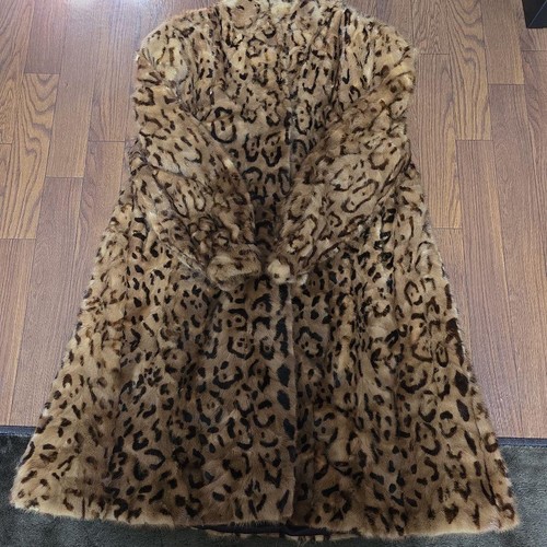 Cappotto lungo visone - , stampa