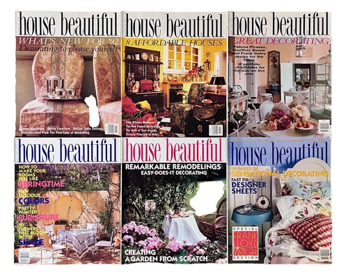1992 house beautiful magazine - beautiful,