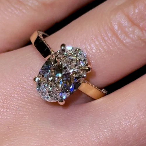 Anello fidanzamento taglio - anello, di