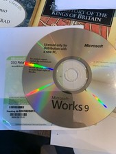 cd software. MICROSOFT WORKS
