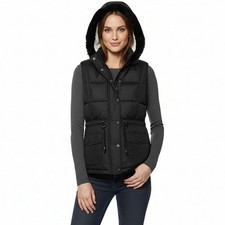 Giubbotto nero pelliccia