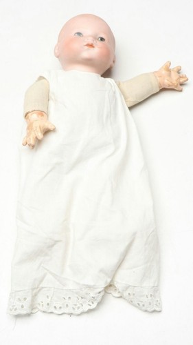 Antica bambola bambina - , 18"