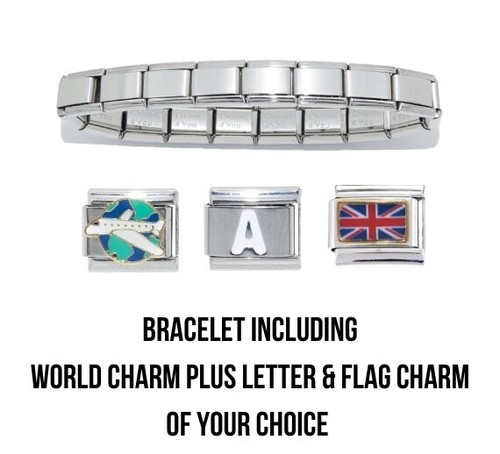 Bracciale viaggio charms - bracciale,