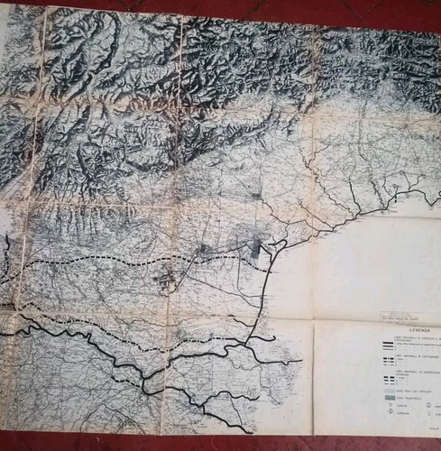 Carta geografica italia - carta,
