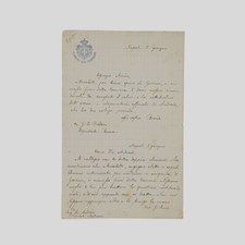 Giovanni Bovio Autografi Partito Repubblicano Napoli 1895 Mirabelli Bosdari