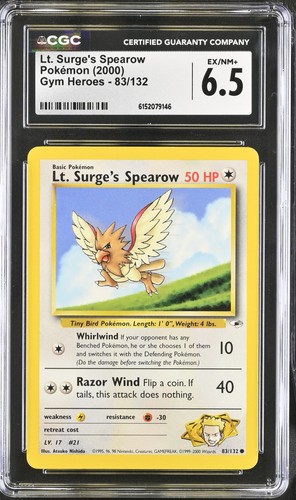 Surge spearow 2000 gym - spearow,
