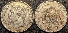 Napoleone III - 2 Franchi