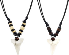 2 Pezzi La Collana Di Dente Di