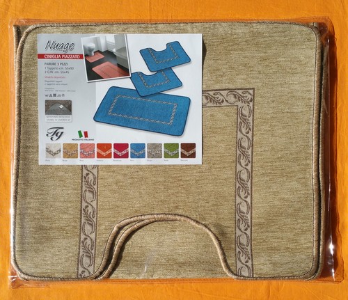 Tappeto bagno parure pezzi - parure,