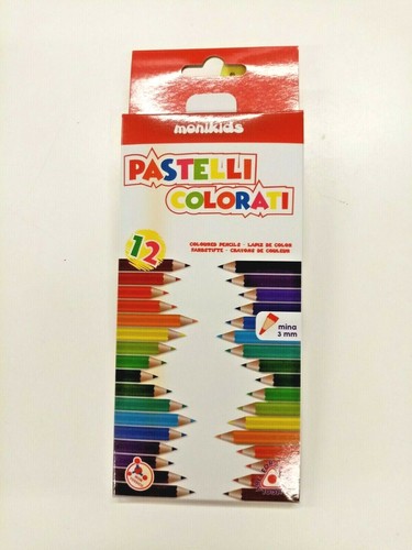 Pastelli legno colorati 24 - 12, -24