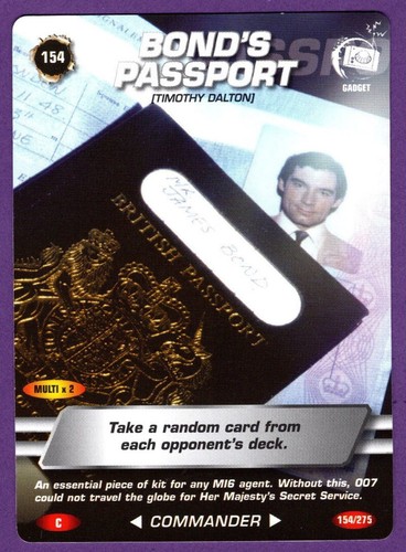 Bond passport 2008 danjaq - bond's,