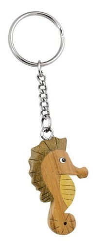 Portachiavi legno naturale - legno,