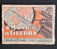 Militaria WW2 ATLANTE Di Guerra 24 Tavole Regio Esercito