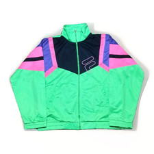 FILA Felpa Zip Uomo Verde